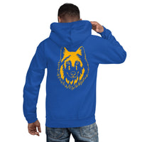 STRONG WOLF I AM FIERCELY ENOUGH - Inspirational Custom Graphic Hoodie for Men | I Am Enough Collection