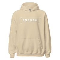 ENOUGH Motivational Affirmation Custom Cotton Power Hoodie for Men | I Am Enough Collection