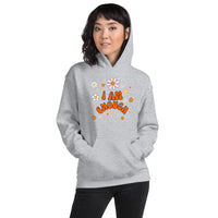 I AM ENOUGH Flower Power Inspirational Motivational Hoodie for Women | I Am Enough Collection