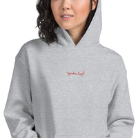 YOU ARE ENOUGH Embroidered Inspirational Message Mental Health Hoodie | I Am Enough Collection