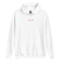 YOU ARE ENOUGH Embroidered Self Love Inspirational Mental Health Hoodie | I Am Enough Collection