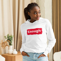 EDGY ENOUGH Positive Mental Health Self-Love Hooded Long-Sleeve Tee | I Am Enough Collection