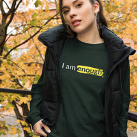 I AM ENOUGH ORIGINAL Long Sleeve Inspirational Message Tee | I Am Enough Collection