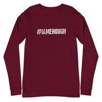 #IAMENOUGH - LONG SLEEVE 100% Cotton Inspirational T-Shirt for Men - 5