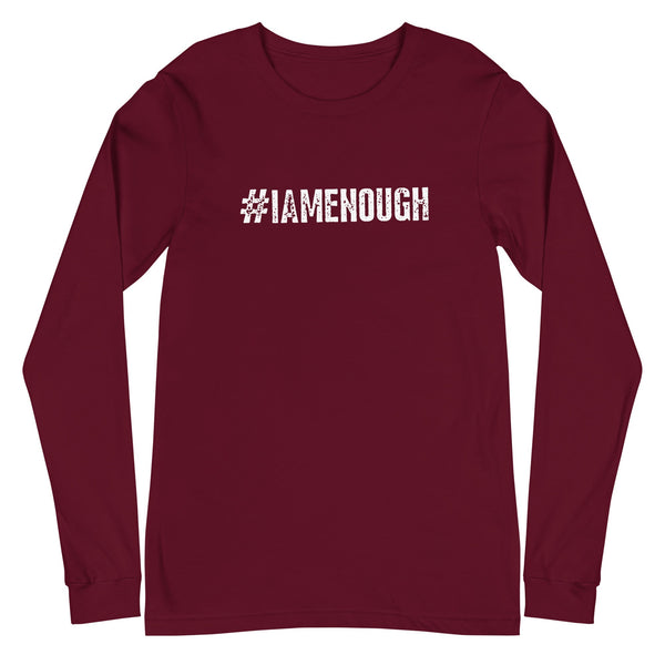 #iamenough Long Sleeve 100% cotton inspirational t-shirt - 4