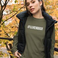 #IAMENOUGH Mental Health Inspirational Long Sleeve T-Shirt for Women