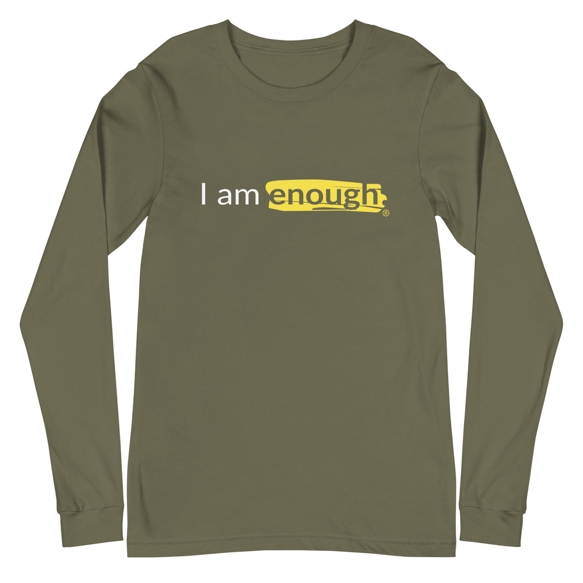 I AM ENOUGH ORIGINAL Long Sleeve Inspirational Message Tee | I Am Enough Collection