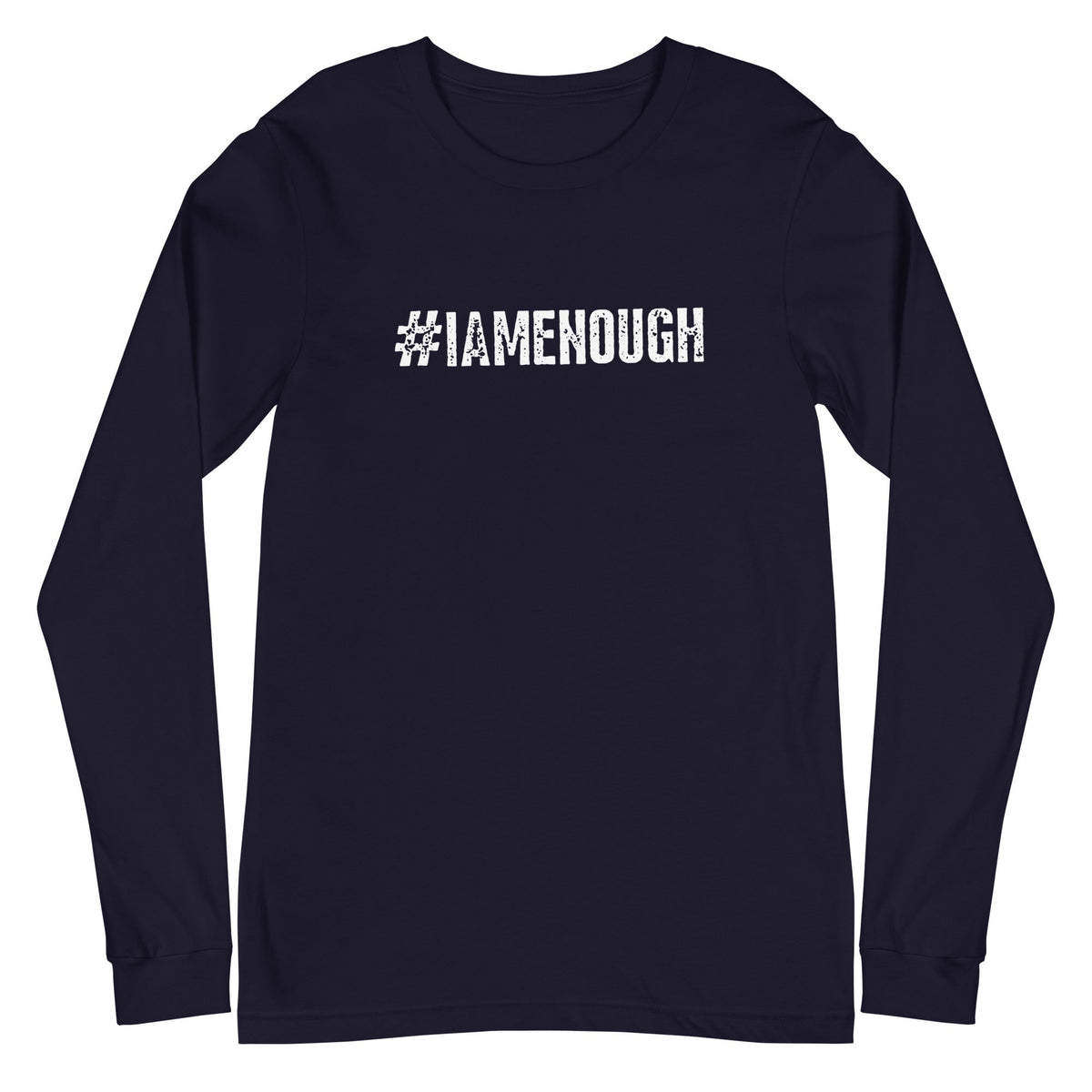 #iamenough Long Sleeve 100% cotton inspirational t-shirt - 3