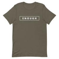 ENOUGH Motivational Affirmation Custom Cotton Power T-Shirt for Women | I Am Enough Collection