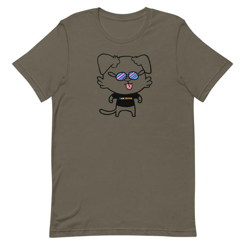 NOT THE LITTLE GUY I AM ENOUGH SCRIPT Inspirational Message T-Shirt | I Am Enough Collection