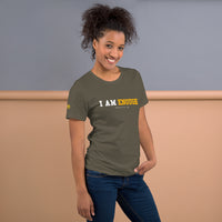 I AM ENOUGH STRONG Mental Health T-Shirt with Peace Sign for Women | I Am Enough Collection