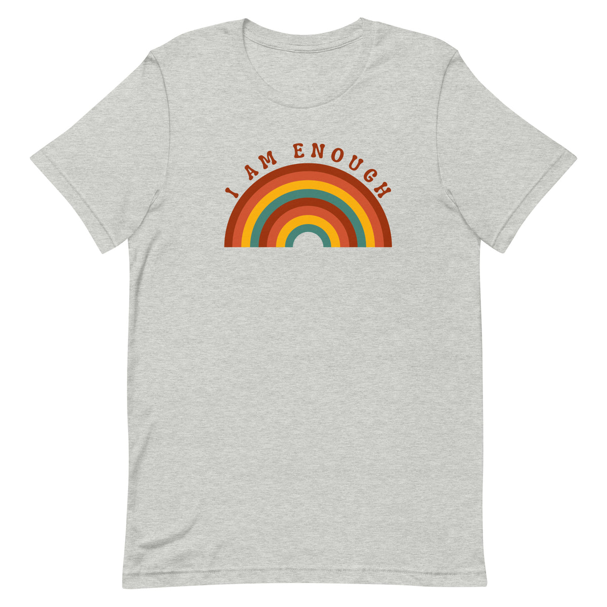 I AM ENOUGH RAINBOW Inspirational Affirmation T-Shirt for Men | I Am Enough Collection