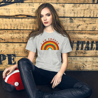 I AM ENOUGH RAINBOW Positive Inspirational Affirmation Tee for Women | I Am Enough Collection