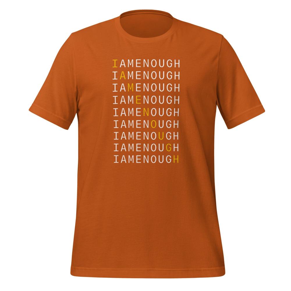 I AM ENOUGH MILLION TIMES Mental Health Inspirational T-Shirt | I Am Enough Collection