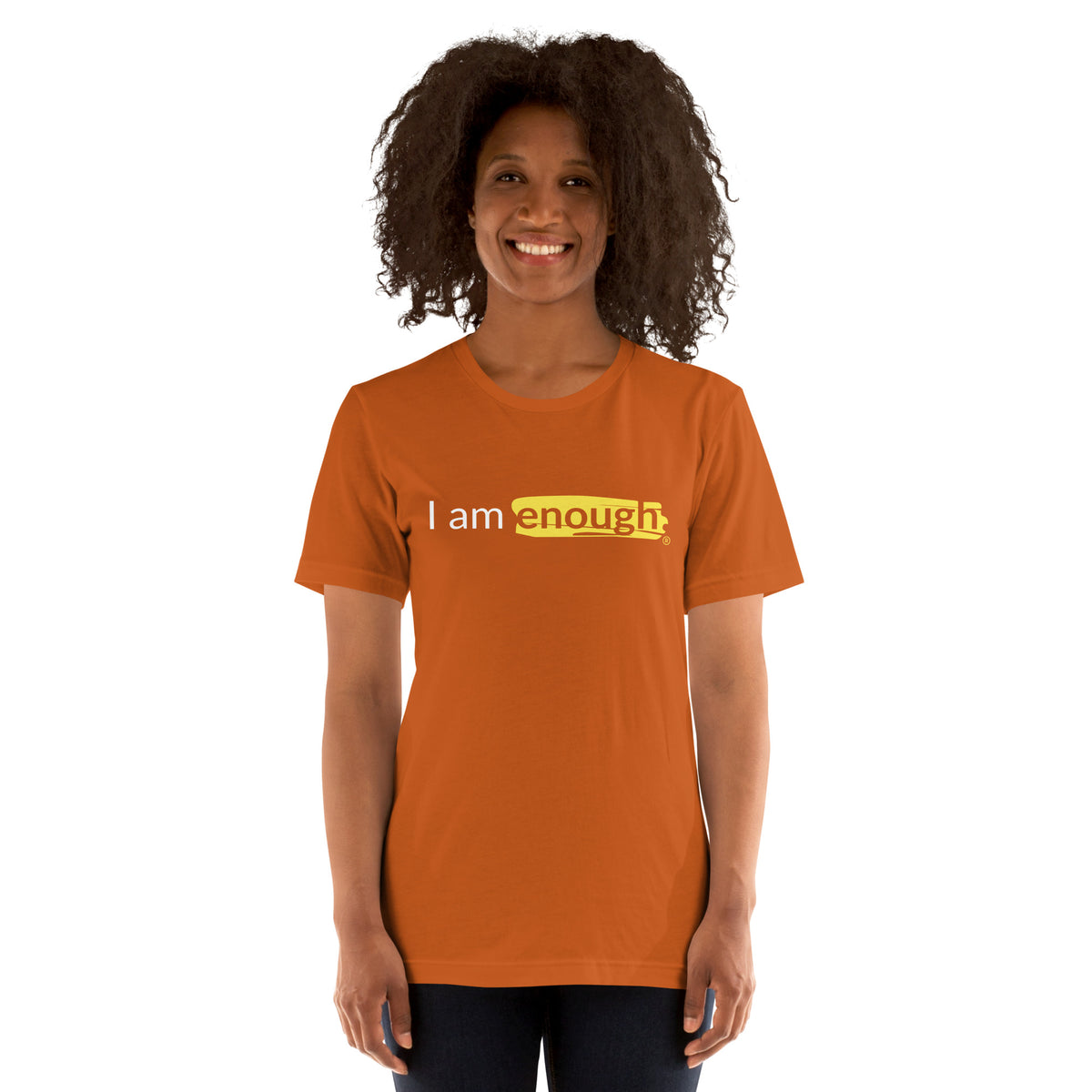 I AM ENOUGH Original Inspirational T-Shirt Mental Health for Women | I Am Enough Collection