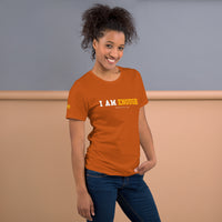 I AM ENOUGH STRONG Mental Health T-Shirt with Peace Sign for Women | I Am Enough Collection