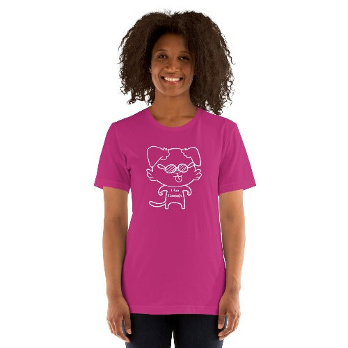 NOT THE LITTLE GUY - I AM ENOUGH Mental Health Inspirational Message T-Shirt for Women