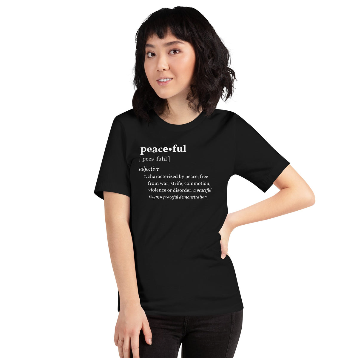 Peaceful T-shirt For Women | I Am Enough Collection