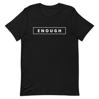 ENOUGH Motivational Affirmation Custom Cotton Power T-Shirt for Women | I Am Enough Collection