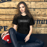 ENOUGH Affirmation Custom Graphic Positive Message T-Shirt for Women | I Am Enough Collection