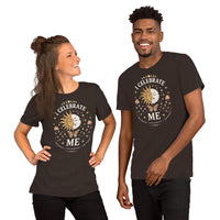 I CELEBRATE ME Unisex T-Shirt by I Am Enough | I Am Enough Collection