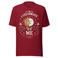 I CELEBRATE ME Unisex T-Shirt by I Am Enough | I Am Enough Collection
