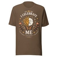 I CELEBRATE ME Unisex T-Shirt by I Am Enough | I Am Enough Collection