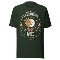 I CELEBRATE ME Unisex T-Shirt by I Am Enough | I Am Enough Collection