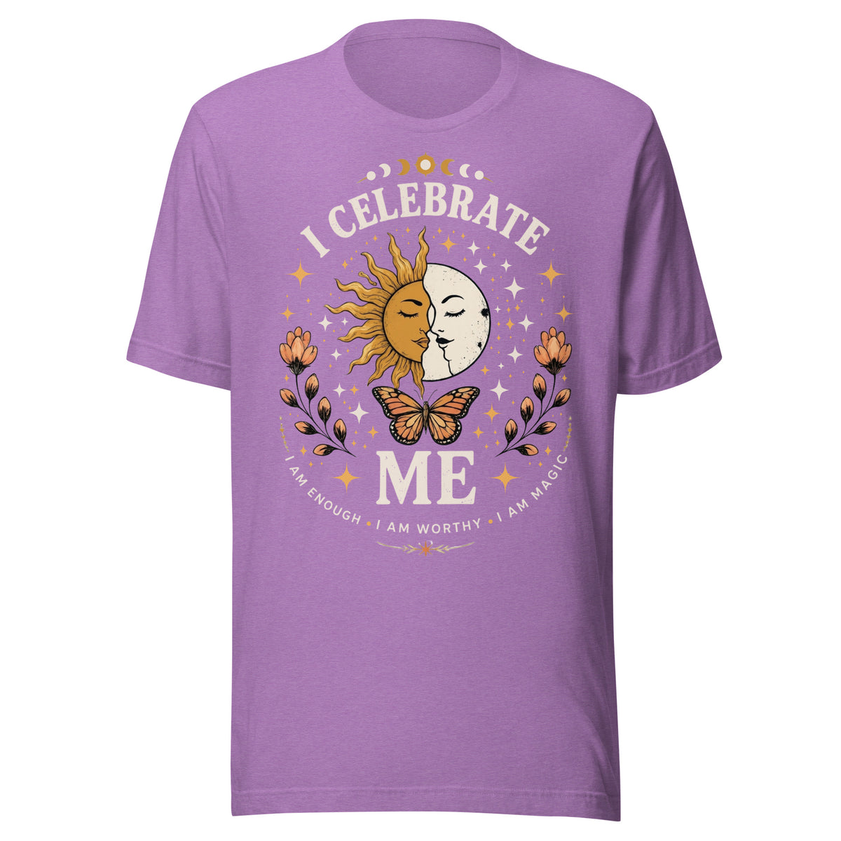 I CELEBRATE ME Unisex T-Shirt by I Am Enough | I Am Enough Collection