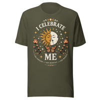 I CELEBRATE ME Unisex T-Shirt by I Am Enough | I Am Enough Collection