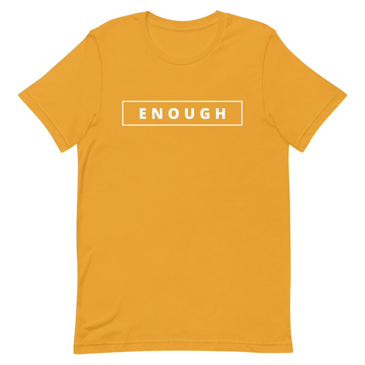 ENOUGH Motivational Affirmation Custom Cotton Power T-Shirt for Women | I Am Enough Collection