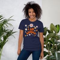 I AM ENOUGH Flower Power Inspirational Affirmation T-Shirt for Women | I Am Enough Collection