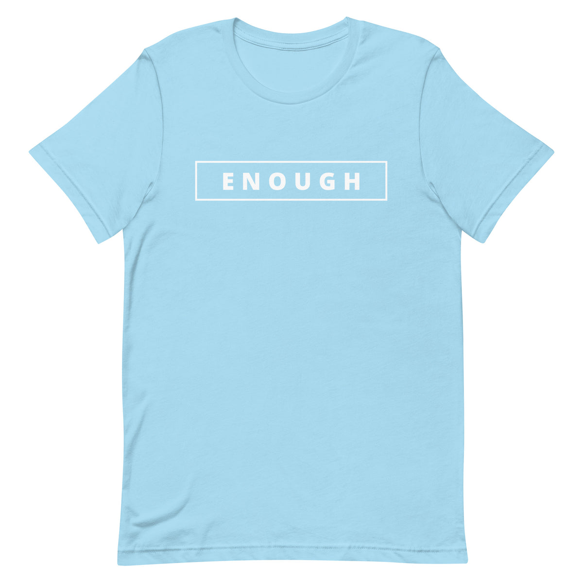 ENOUGH Motivational Affirmation Custom Cotton Power T-Shirt for Women | I Am Enough Collection