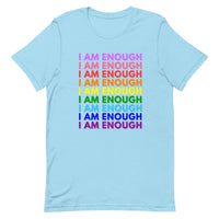 I AM ENOUGH PRIDE Mental Health Inspirational Custom Graphic T-Shirt | I Am Enough Collection