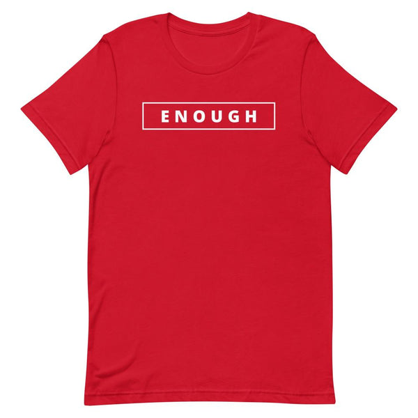 ENOUGH Motivational Affirmation Custom Cotton Power T-Shirt for Men | I Am Enough Collection