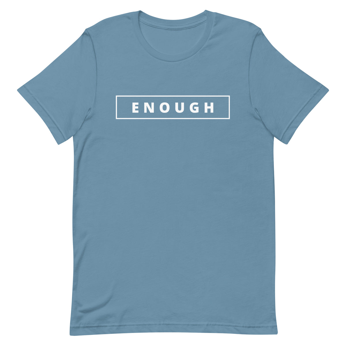 ENOUGH Motivational Affirmation Custom Cotton Power T-Shirt for Women | I Am Enough Collection