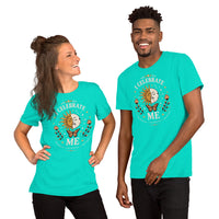 I CELEBRATE ME Unisex T-Shirt by I Am Enough | I Am Enough Collection
