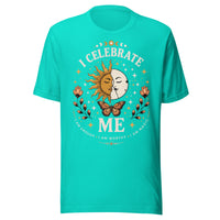 I CELEBRATE ME Unisex T-Shirt by I Am Enough | I Am Enough Collection