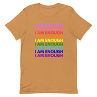 I AM ENOUGH PRIDE Mental Health Inspirational Custom Graphic T-Shirt | I Am Enough Collection