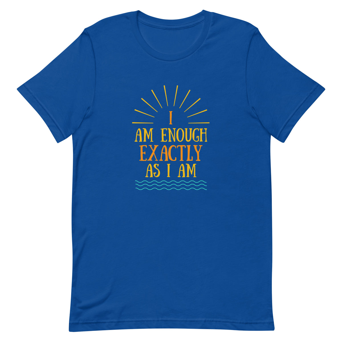 I AM ENOUGH VINTAGE Custom Inspirational Graphic T-Shirt for Women