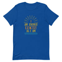 I AM ENOUGH VINTAGE Custom Inspirational Graphic T-Shirt for Women