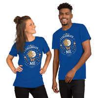 I CELEBRATE ME Unisex T-Shirt by I Am Enough | I Am Enough Collection