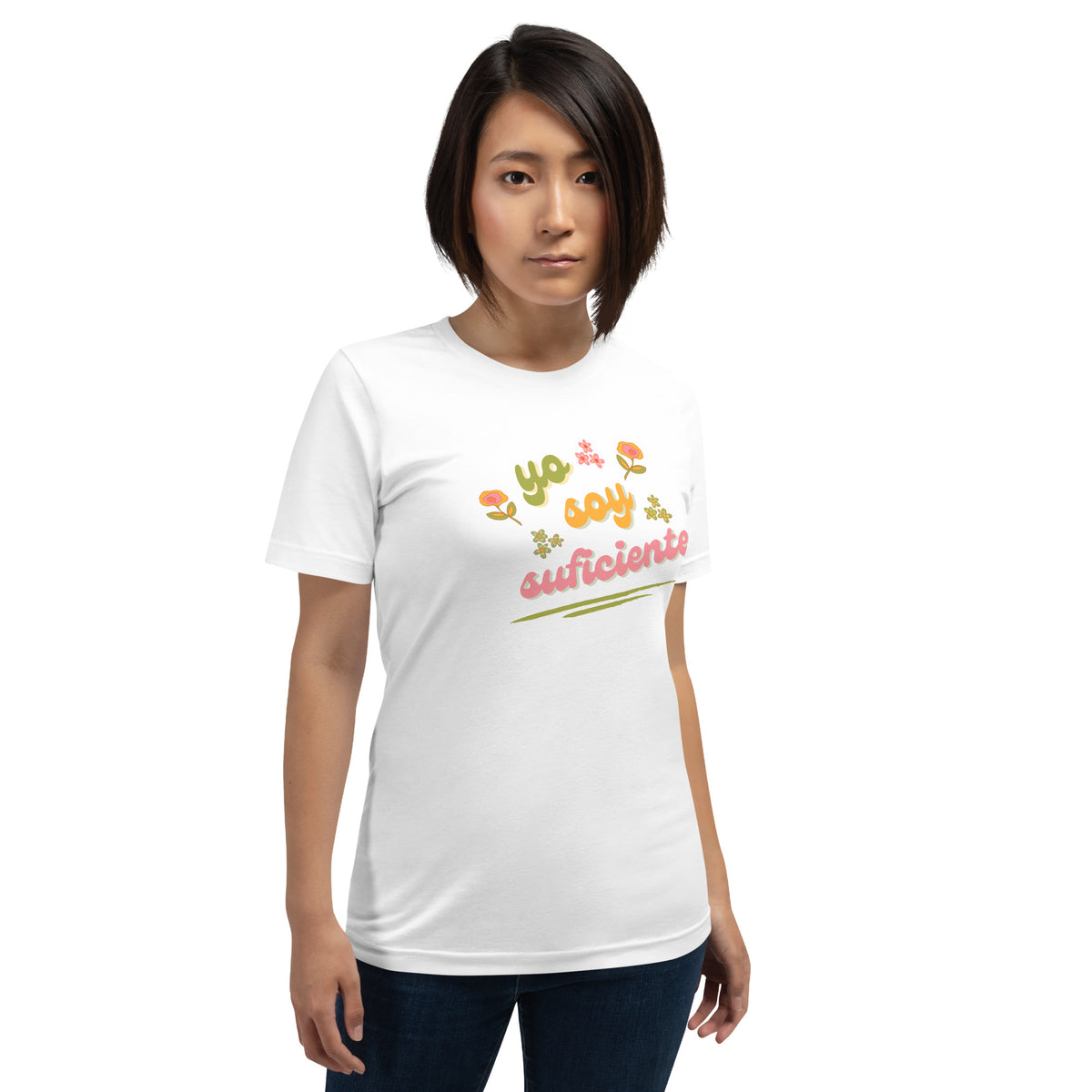 YO SOY SUFICIENTE Spanish Affirmation Inspired Graphic Tee for Women | I Am Enough Collection