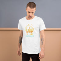 I AM ENOUGH VINTAGE Graphic Suicide Prevention Cotton T-Shirt for Men | I Am Enough Collection
