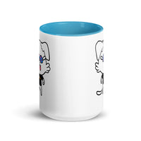 NOT THE LITTLE GUY - I AM ENOUGH Double Sided Large Mug with Color Inside | I Am Enough Collection