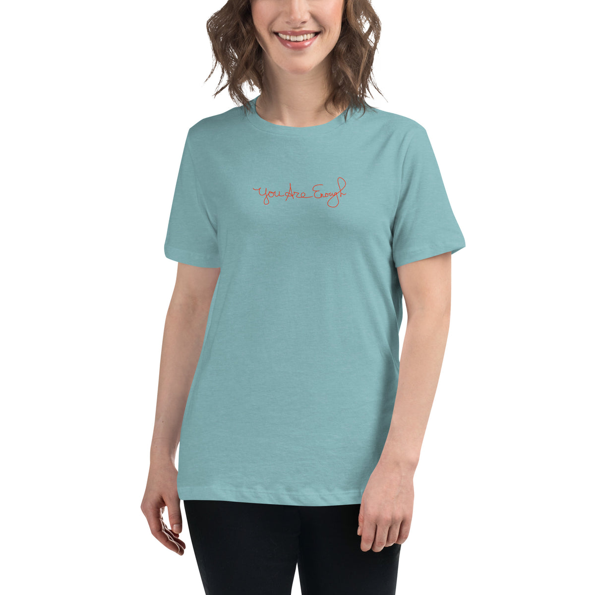 YOU ARE ENOUGH Cotton Inspirational T-Shirt for Women | I Am Enough Collection