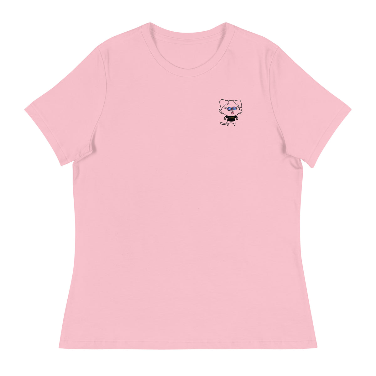 NOT THE LITTLE GUY Collection Mascot Mental Health Women's Relaxed T-Shirt | I Am Enough Collection