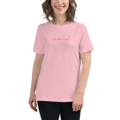 YOU ARE ENOUGH Cotton Inspirational T-Shirt for Women | I Am Enough Collection