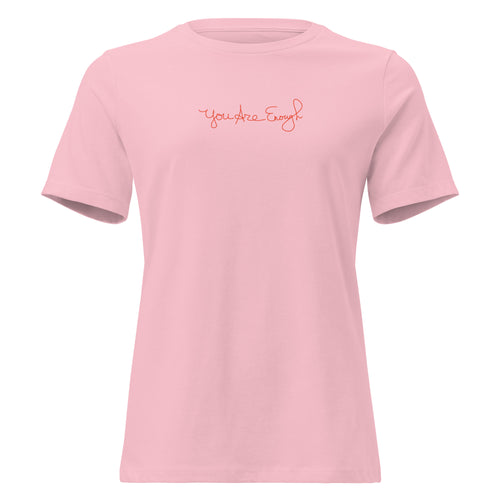 YOU ARE ENOUGH Cotton Inspirational T-Shirt for Women | I Am Enough Collection