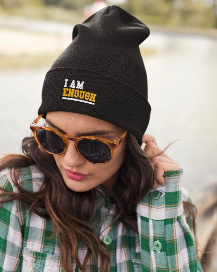I AM ENOUGH STRONG - Embroidered Beanie - 7